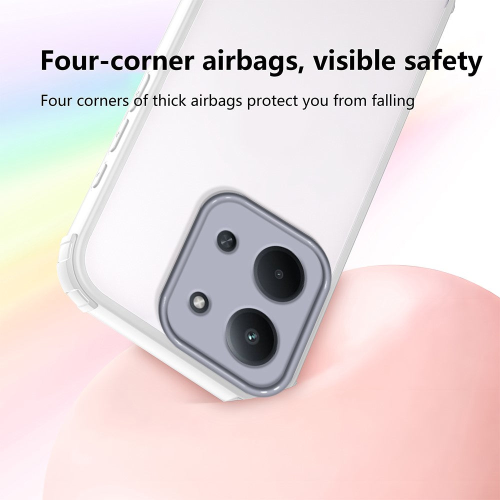 For Xiaomi Redmi 15C 4G (Global) (171mm) / Poco C85 4G (171mm) Case Reinforced Corner Shockproof TPU + Acrylic Phone Cover