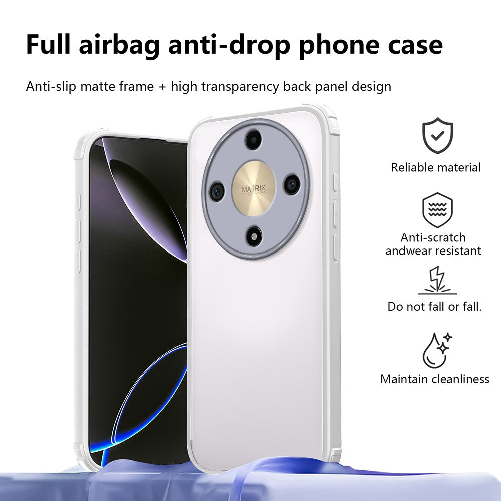 For Honor Magic8 Lite 5G / X9d 5G / X70 5G Case Reinforced Corner Shockproof TPU + Acrylic Phone Cover