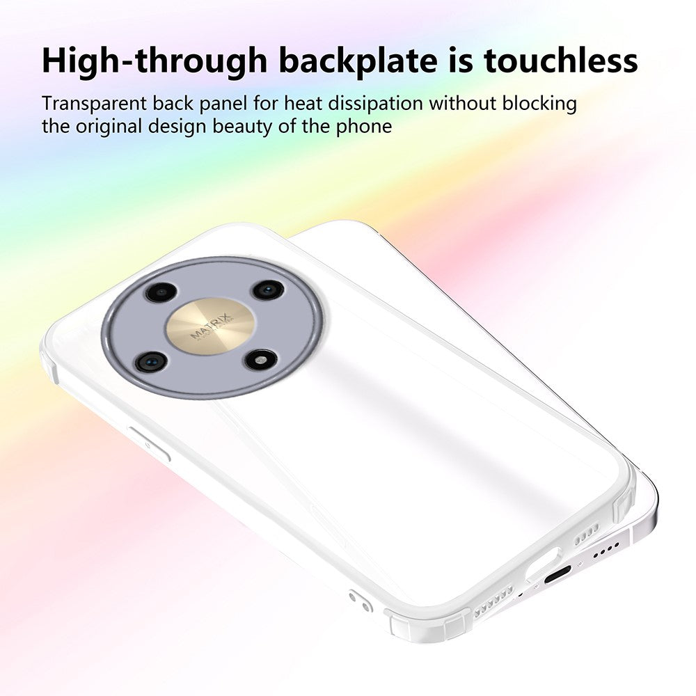 For Honor Magic8 Lite 5G / X9d 5G / X70 5G Case Reinforced Corner Shockproof TPU + Acrylic Phone Cover