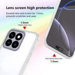 For Honor X7d 4G / 400 Smart 5G Cover Forstærket Hjørne Stødsikker TPU + Akryl Telefoncover