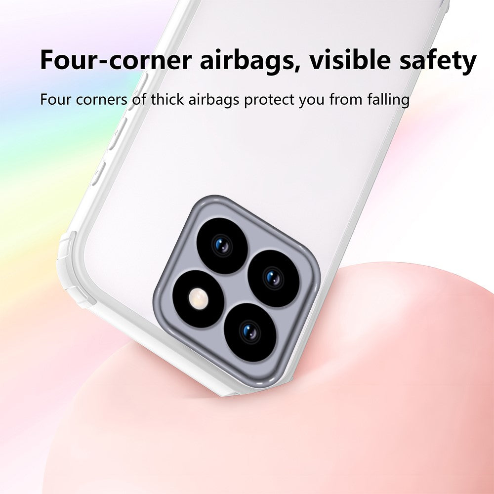 For Honor X7d 4G / 400 Smart 5G Cover Forstærket Hjørne Stødsikker TPU + Akryl Telefoncover
