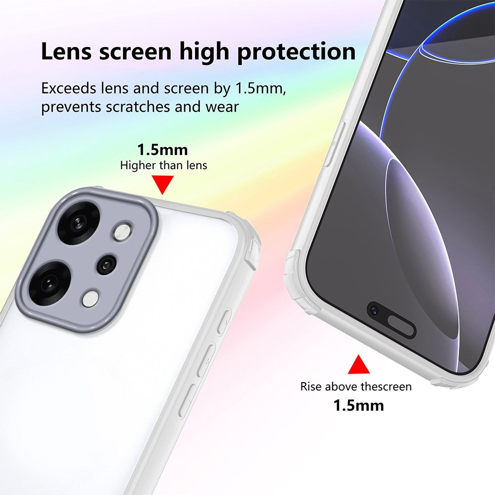 For Oppo Reno14 Pro 5G (Global) Case Reinforced Corner Shockproof TPU + Acrylic Phone Cover