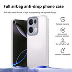 For Oppo Reno13 5G (Global) Case Reinforced Corner Shockproof TPU + Acrylic Phone Cover
