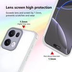 For Oppo Reno13 5G (Global) Case Reinforced Corner Shockproof TPU + Acrylic Phone Cover