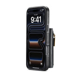 DG.MING M5 Series For iPhone 18 Pro / 17 Pro Case Detachable Magnetic Leather Phone Cover with Card Slots