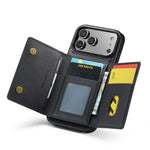DG.MING M5 Series For iPhone 18 Pro / 17 Pro Case Detachable Magnetic Leather Phone Cover with Card Slots