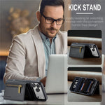 DG.MING M5-serien til iPhone 18 Pro Max / 17 Pro Max cover Aftageligt magnetisk lædertelefoncover med kortlommer