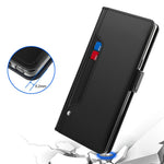 For Oppo F31 Pro 5G Case Stand PU Leather Phone Cover Card Holder Mirror