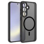 Til Samsung Galaxy S24 FE Magnetisk Cover Skind-Touch PC + TPU Mat Bagcover