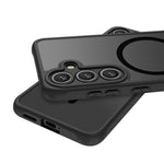 Til Samsung Galaxy S24 FE Magnetisk Cover Skind-Touch PC + TPU Mat Bagcover