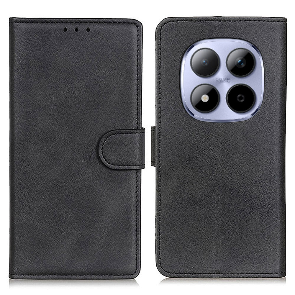 For Xiaomi Redmi Note 15 Pro 5G (Global) Case Cowhide Texture Leather Wallet Stand Phone Cover