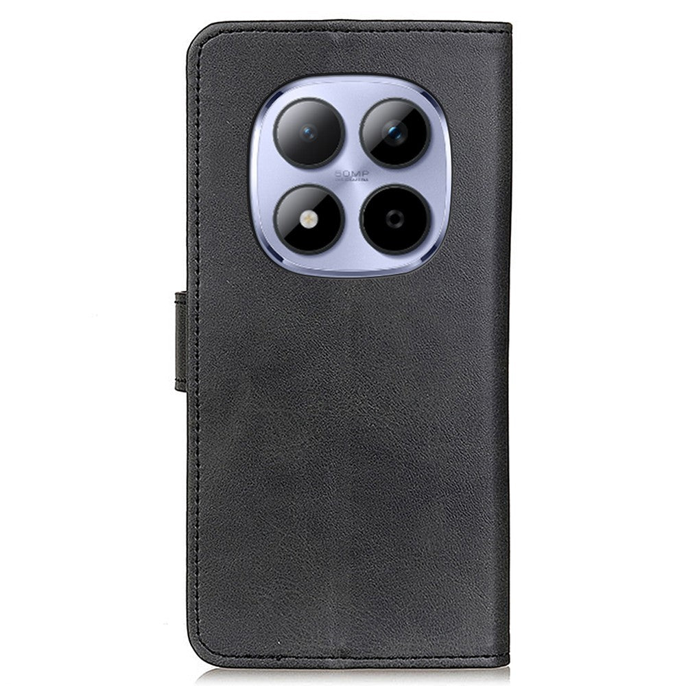 For Xiaomi Redmi Note 15 Pro 5G (Global) Case Cowhide Texture Leather Wallet Stand Phone Cover