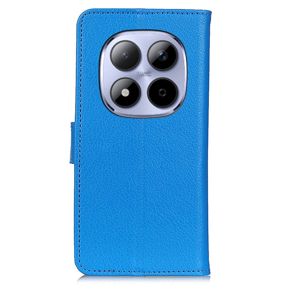 For Xiaomi Poco M8 Pro 5G / Redmi Note 15 Pro+ 5G (Global) Wallet Case PU Leather Phone Cover Litchi Texture