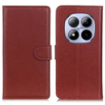 For Xiaomi Poco M8 Pro 5G / Redmi Note 15 Pro+ 5G (Global) Wallet Case PU Leather Phone Cover Litchi Texture