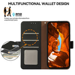 ABEEL For Xiaomi 17 Pro Max Case Litchi Texture Leather RFID Blocking Phone Cover