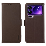 ABEEL For Xiaomi 17 Pro Max Case Litchi Texture Leather RFID Blocking Phone Cover