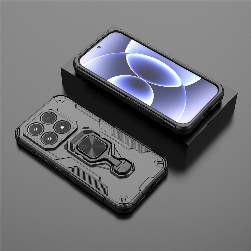 Xiaomi 17-skal, roterbart ringstöd, PC + TPU, stötsäkert mobilskal