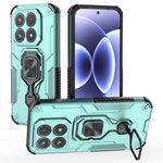 For Xiaomi 17 Case Rotatable Ring Kickstand PC + TPU Shockproof Phone Cover