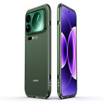 For Xiaomi 17 Pro Max Bumper Case Lens Protector Dual Color Metal Frame Phone Cover with Screw Lock