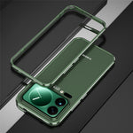 For Xiaomi 17 Pro Max Bumper Case Lens Protector Dual Color Metal Frame Phone Cover with Screw Lock