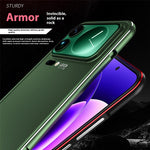 For Xiaomi 17 Pro Max Bumper Case Lens Protector Dual Color Metal Frame Phone Cover with Screw Lock