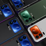 For Xiaomi 17 Pro Max Bumper Case Lens Protector Dual Color Metal Frame Phone Cover with Screw Lock