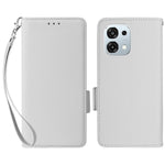Lædercover til Oppo A6 Pro 4G / A6 Pro 5G / F31 5G Litchi tekstur pung telefoncover med håndledsrem