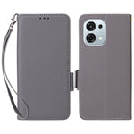 Lædercover til Oppo A6 Pro 4G / A6 Pro 5G / F31 5G Litchi tekstur pung telefoncover med håndledsrem