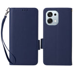 Lædercover til Oppo A6 Pro 4G / A6 Pro 5G / F31 5G Litchi tekstur pung telefoncover med håndledsrem
