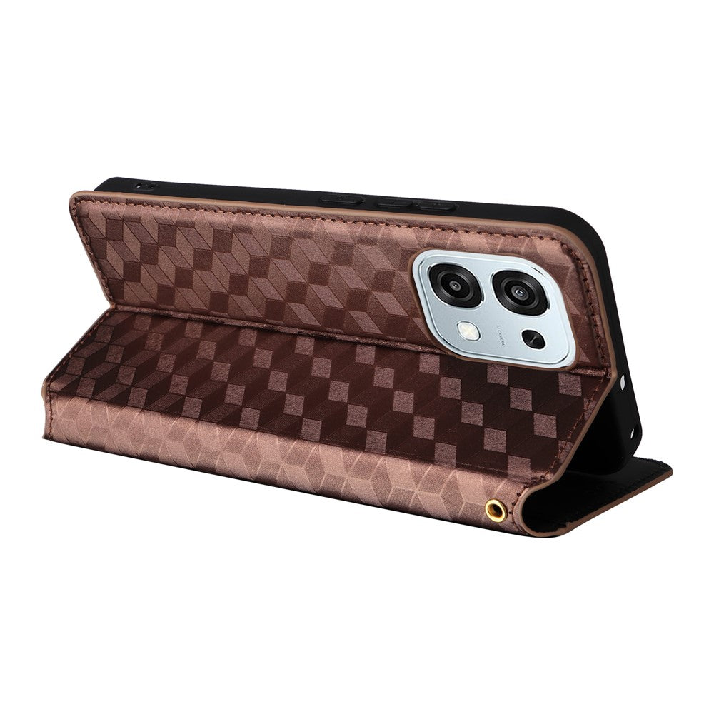 Læderetui til Oppo A6 Pro 4G / A6 Pro 5G / F31 5G Pung Diamantmønstret Telefoncover