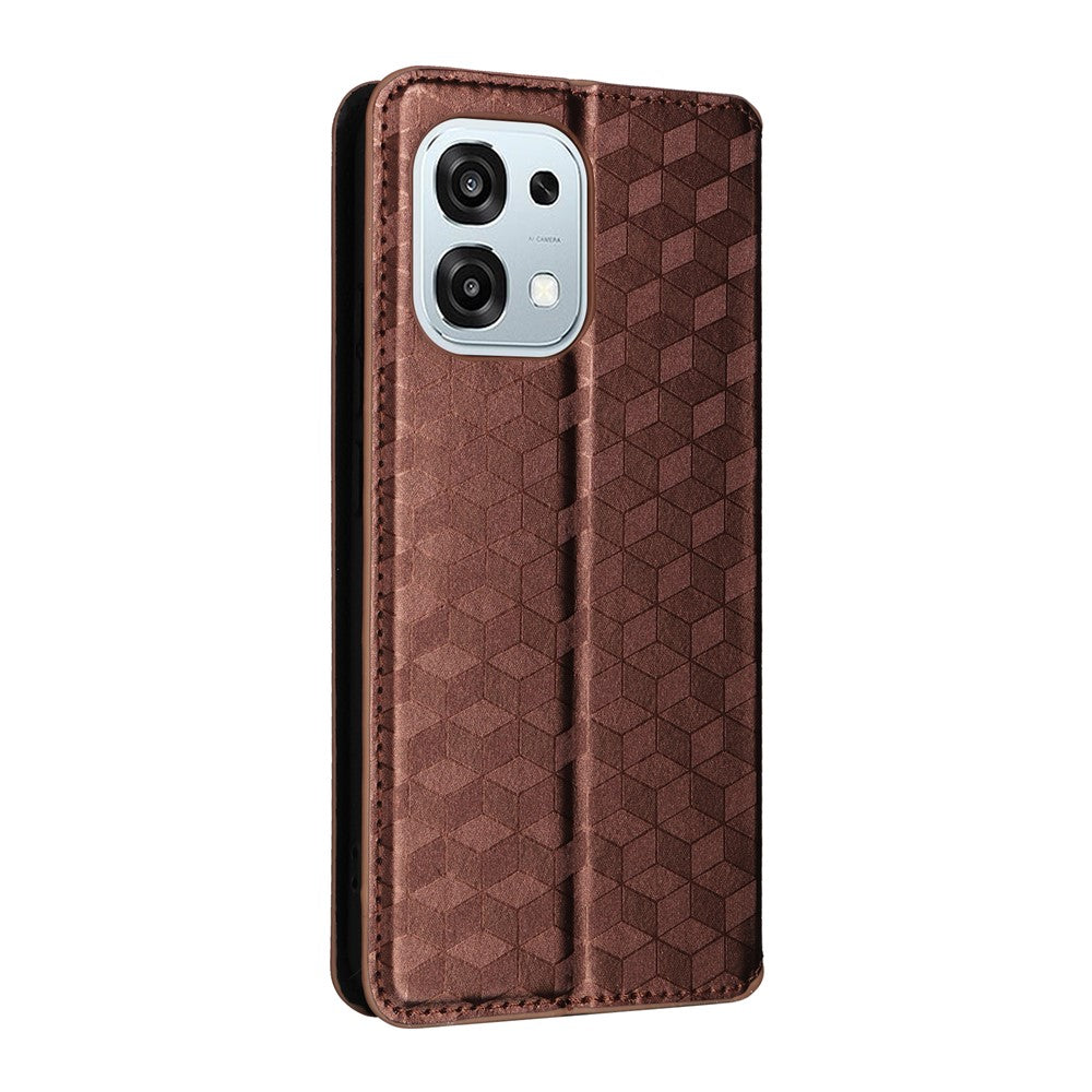 Læderetui til Oppo A6 Pro 4G / A6 Pro 5G / F31 5G Pung Diamantmønstret Telefoncover