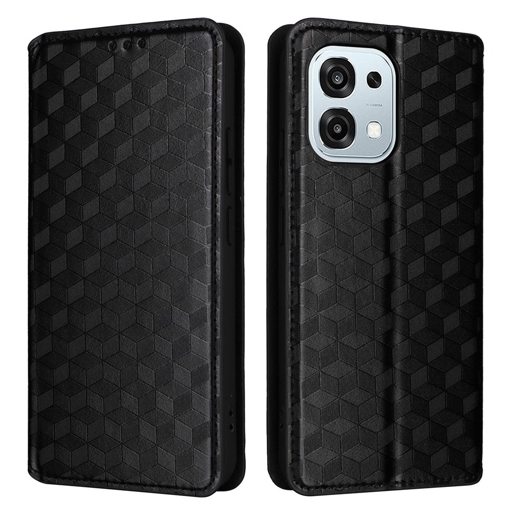 Læderetui til Oppo A6 Pro 4G / A6 Pro 5G / F31 5G Pung Diamantmønstret Telefoncover