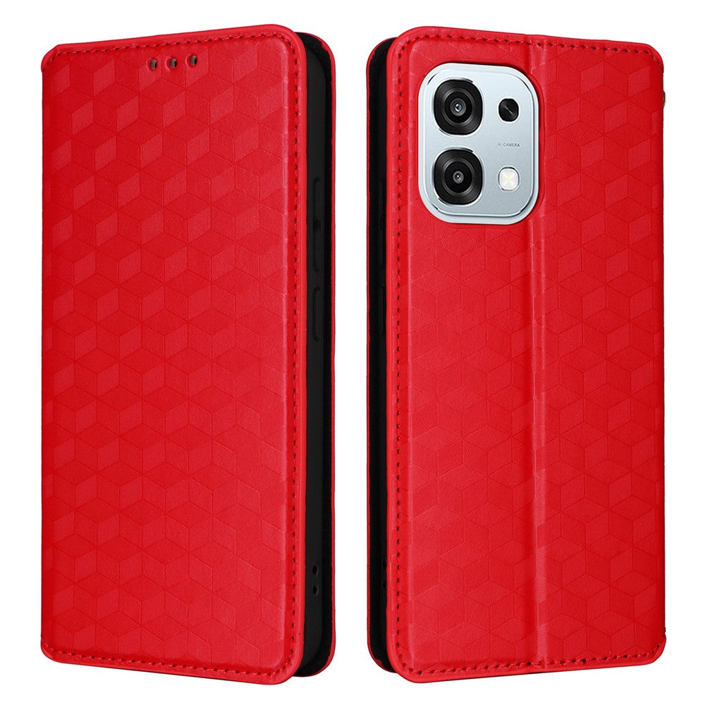 Læderetui til Oppo A6 Pro 4G / A6 Pro 5G / F31 5G Pung Diamantmønstret Telefoncover