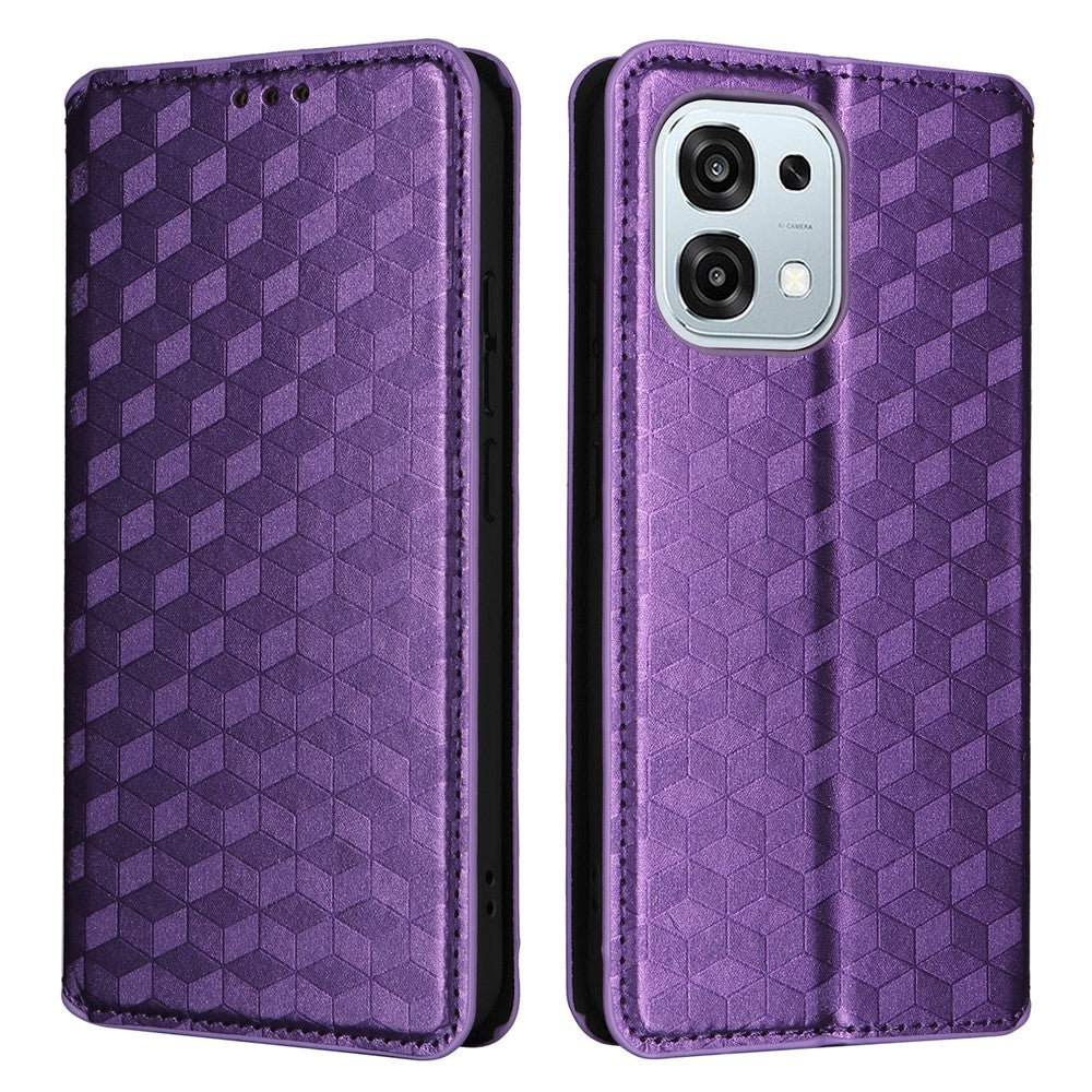 Læderetui til Oppo A6 Pro 4G / A6 Pro 5G / F31 5G Pung Diamantmønstret Telefoncover