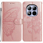 For Xiaomi Redmi Note 15 Pro 5G (Global) Case Butterfly Imprinted Wallet Stand PU Leather Flip Phone Cover with Strap