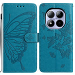 For Xiaomi Redmi Note 15 Pro 5G (Global) Case Butterfly Imprinted Wallet Stand PU Leather Flip Phone Cover with Strap