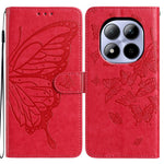For Xiaomi Redmi Note 15 Pro 5G (Global) Case Butterfly Imprinted Wallet Stand PU Leather Flip Phone Cover with Strap