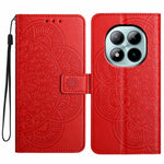 For Xiaomi Poco M8 Pro 5G / Redmi Note 15 Pro+ 5G (Global) Leather Case with Card Slots Mandala Pattern Phone Cover Stand