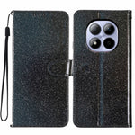For Xiaomi Redmi Note 15 Pro 5G (Global) Wallet Case Glitter Anti-Scratch Leather Stand Phone Cover with Strap
