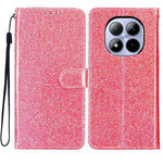 For Xiaomi Redmi Note 15 Pro 5G (Global) Wallet Case Glitter Anti-Scratch Leather Stand Phone Cover with Strap