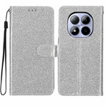 For Xiaomi Redmi Note 15 Pro 5G (Global) Wallet Case Glitter Anti-Scratch Leather Stand Phone Cover with Strap