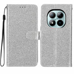 Xiaomi Poco M8 Pro 5G / Redmi Note 15 Pro+ 5G (Global) Plånboksfodral Glitter Reptåligt Läder Stativ mobilskal med Rem