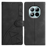 For Xiaomi Poco M8 Pro 5G / Redmi Note 15 Pro+ 5G (Global) Case Wallet Stand Imprinted Triangle Pattern Leather Phone Flip Cover