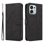 For Oppo A6 Pro 4G / Oppo A6 Pro 5G Wallet Case Leather Phone Cover Stand with Curved Line Design