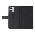 For Oppo A6 Pro 4G / Oppo A6 Pro 5G Wallet Case Leather Phone Cover Stand with Curved Line Design