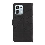 For Oppo A6 Pro 4G / Oppo A6 Pro 5G Wallet Case Leather Phone Cover Stand with Curved Line Design