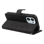 For Oppo A6 Pro 4G / Oppo A6 Pro 5G Wallet Case Leather Phone Cover Stand with Curved Line Design