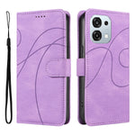 For Oppo A6 Pro 4G / Oppo A6 Pro 5G Wallet Case Leather Phone Cover Stand with Curved Line Design