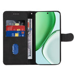 For Honor Magic8 Lite 5G / X9d 5G / X70 5G Wallet Case Leather Phone Cover Stand with Curved Line Design
