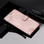 For Honor X40 5G / X9a 5G / Magic5 Lite 5G Wallet Case Floral Butterfly Imprinted Leather Phone Cover Stand